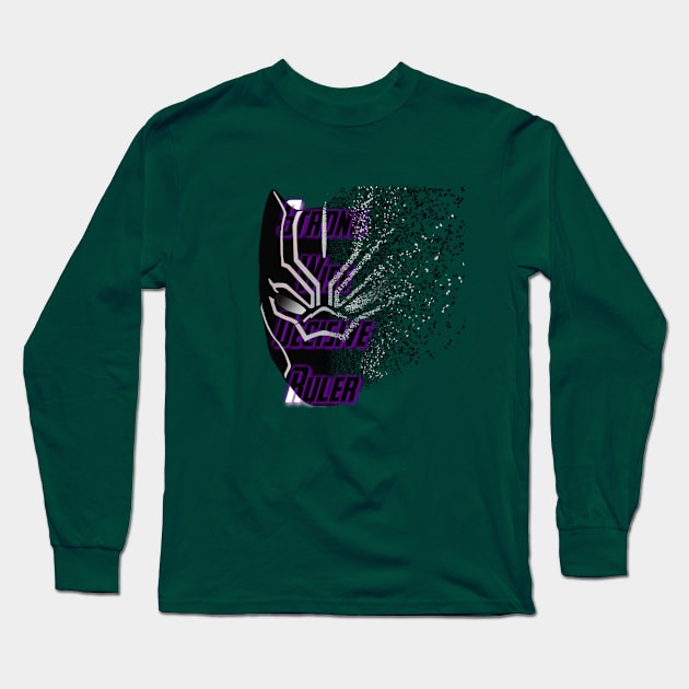 King of wakanda dusted Long Sleeve T-Shirt by Thisepisodeisabout